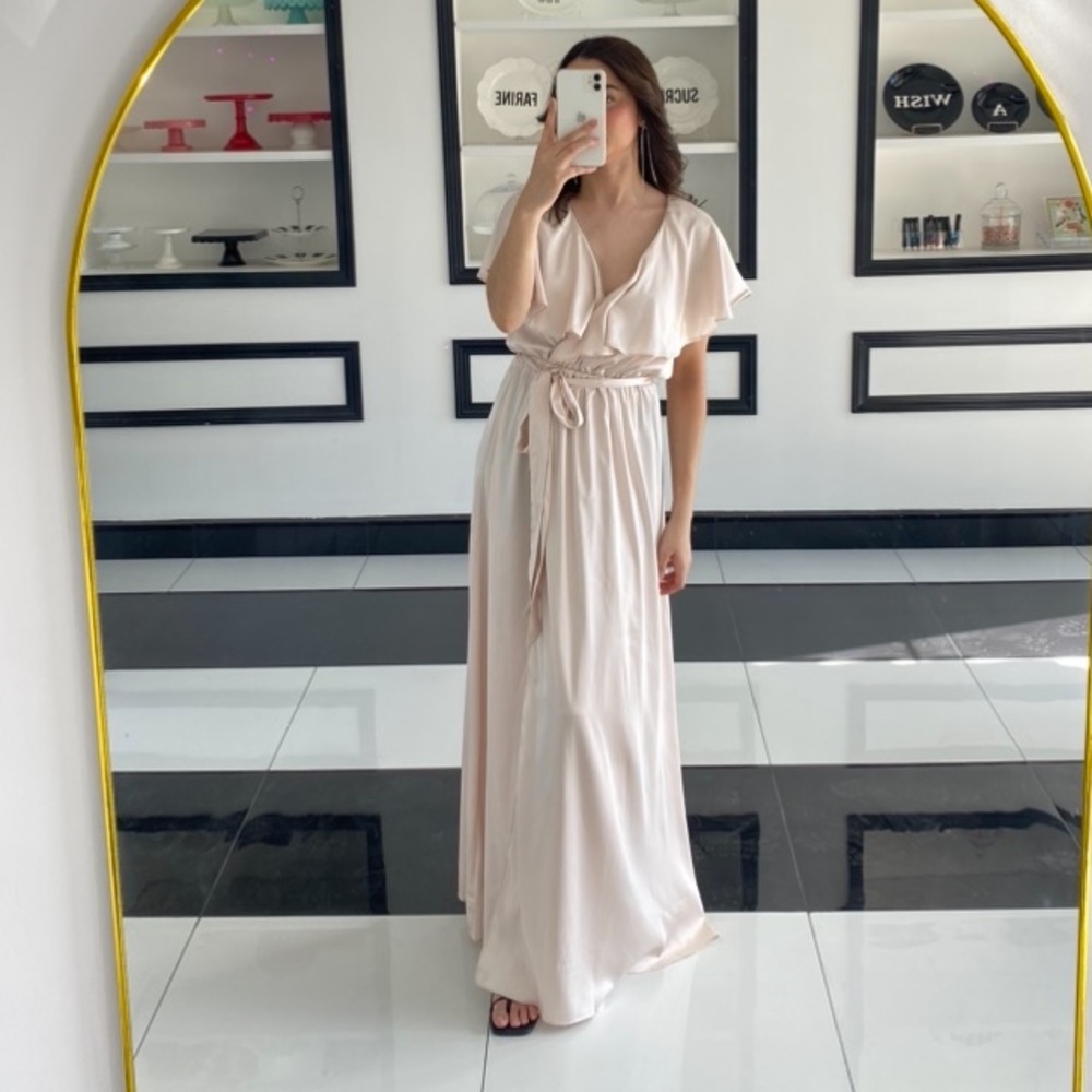 NWT maxi silky dress